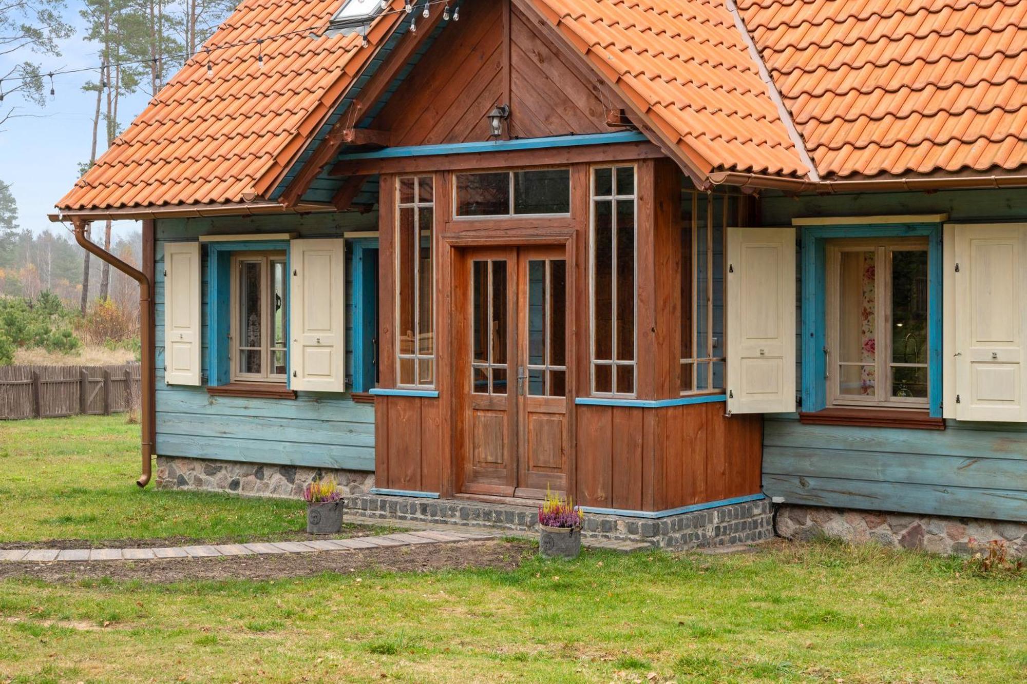 Lesny Dworek Sominy - Dom Z Sauna I Kominkiem ภายนอก รูปภาพ