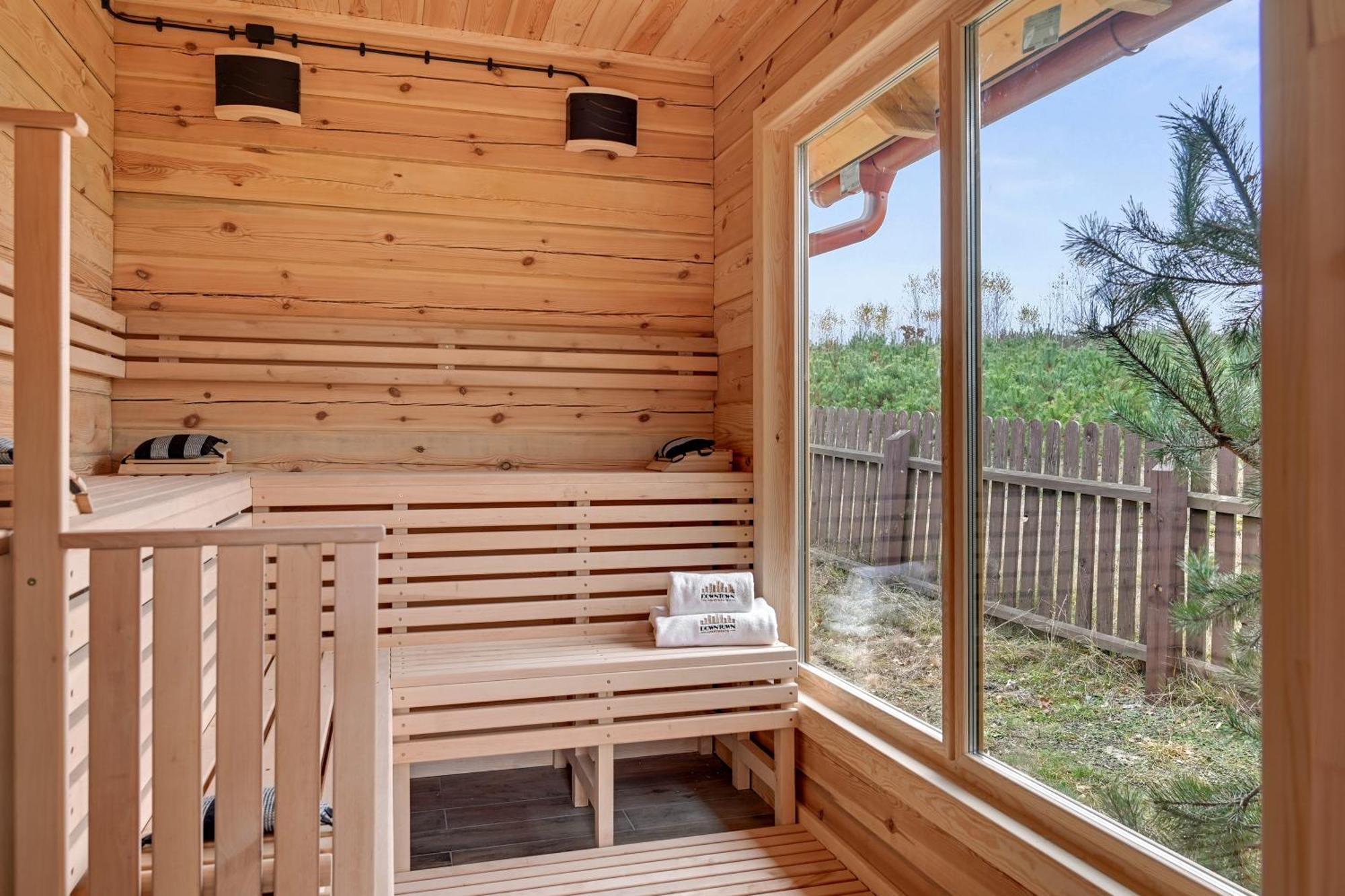 Lesny Dworek Sominy - Dom Z Sauna I Kominkiem ภายนอก รูปภาพ